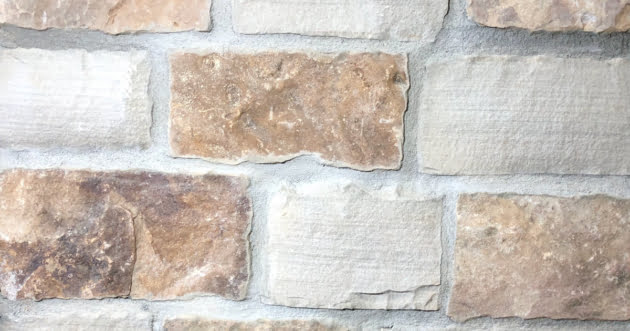 Sunset Rustic Village Exterior Stone Pattern by Lamb Stone
